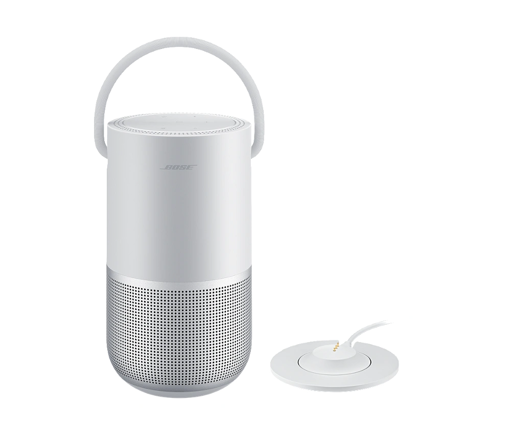 Bose Portable Home Speaker Charging Cradle Lux Silver